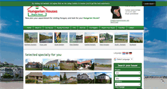 Desktop Screenshot of hungarianhouses.com